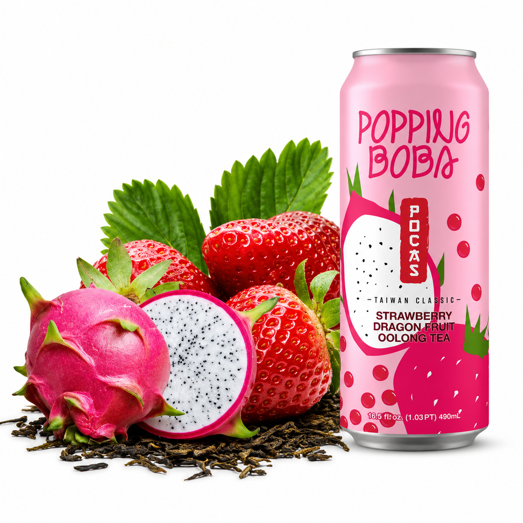 POCAS POPPING BOBA STRAWBERRY DRAGON