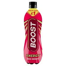 Boost energy red berry(bottel)£1