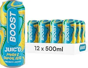 Boost energy juic'd pineapple & guava punch £1