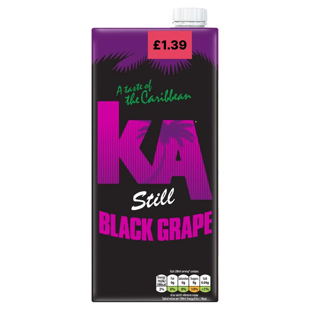 Ka Still Black Grape PM £1.39