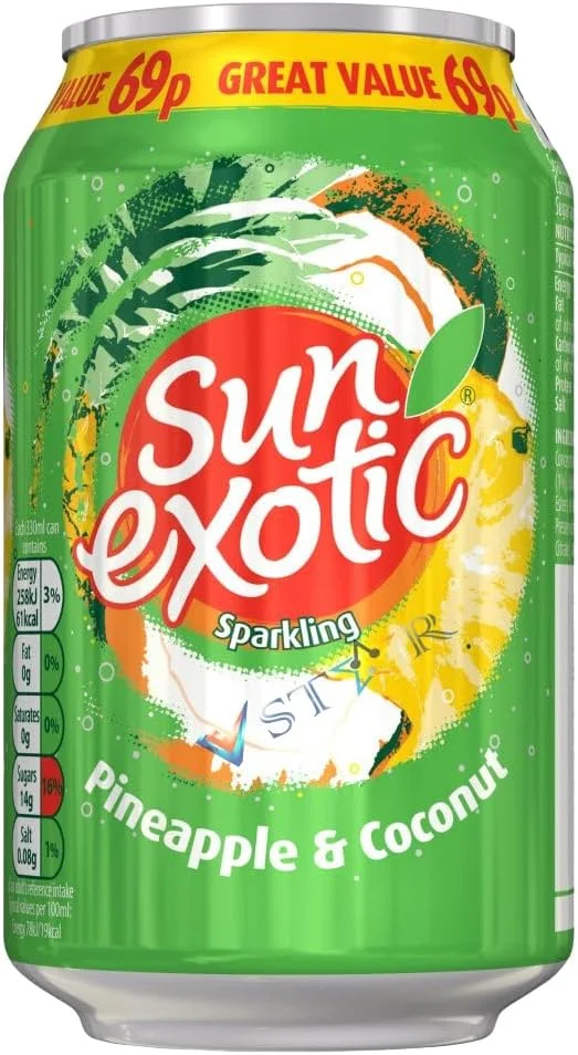 Sun exotic pineapple&coconut pmp£0.69