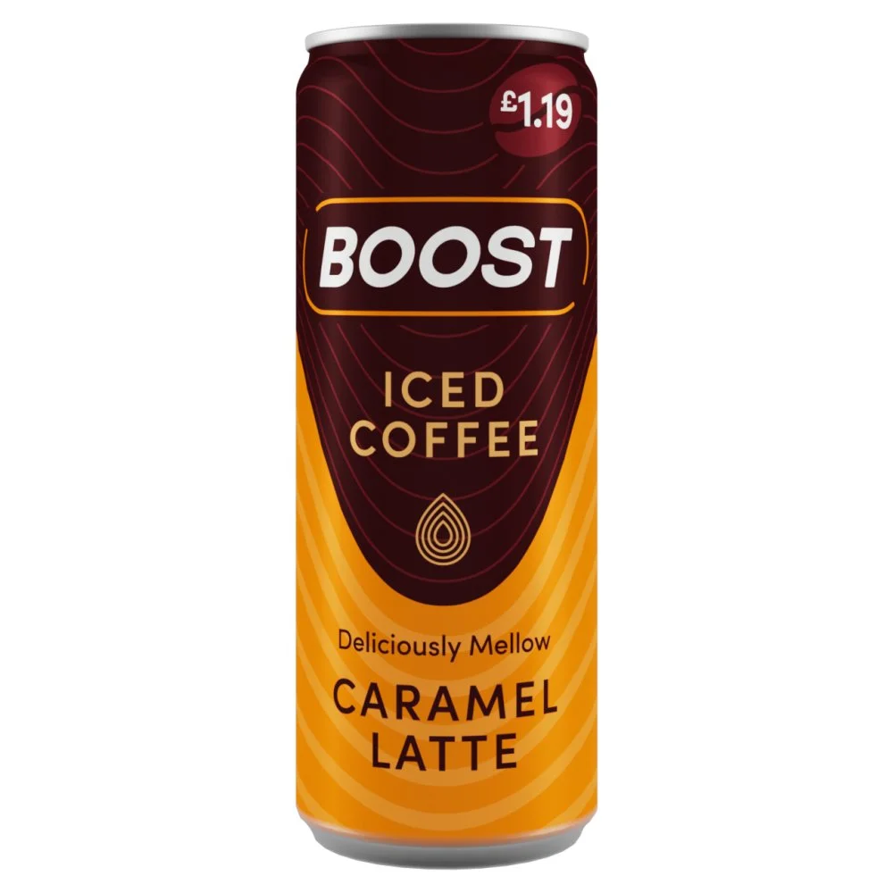 Boost iced coffee caramel latte pmp £1.19