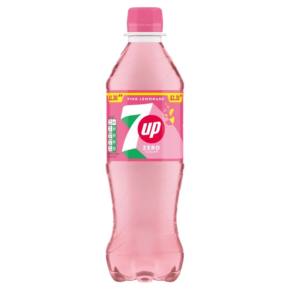 7up zero pink lemonade pm£1.30