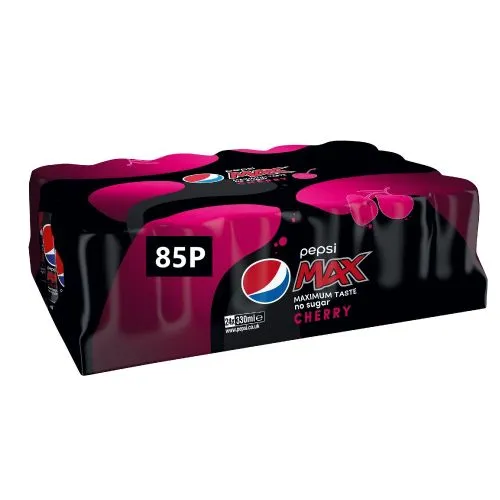 Pepsi max cherry pm£0.85