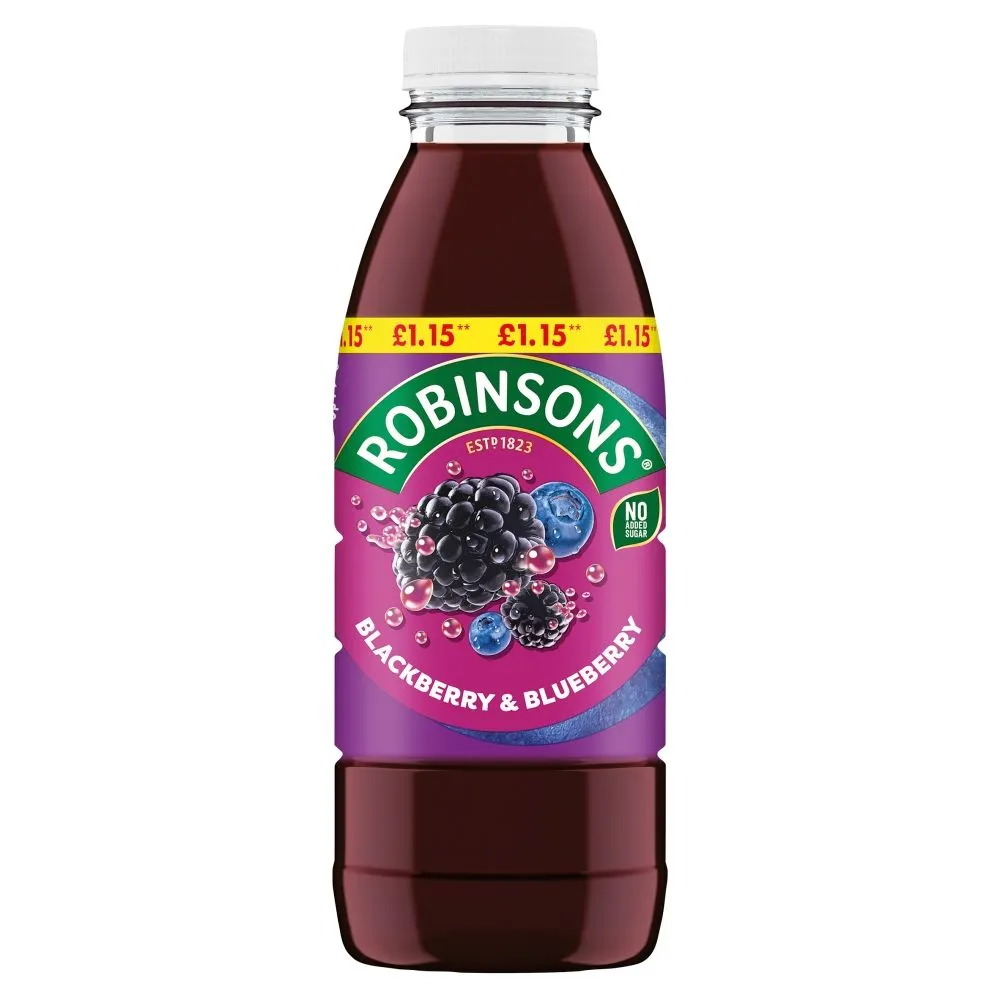 Robinsons rtd blackberry & blueberry pmp£1.15