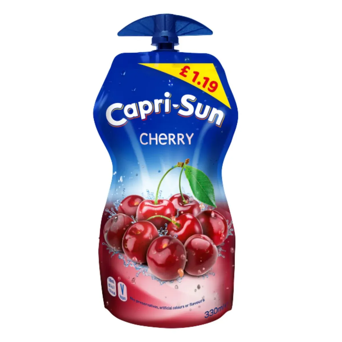 Capri sun cherry screw cap pmp£1.19