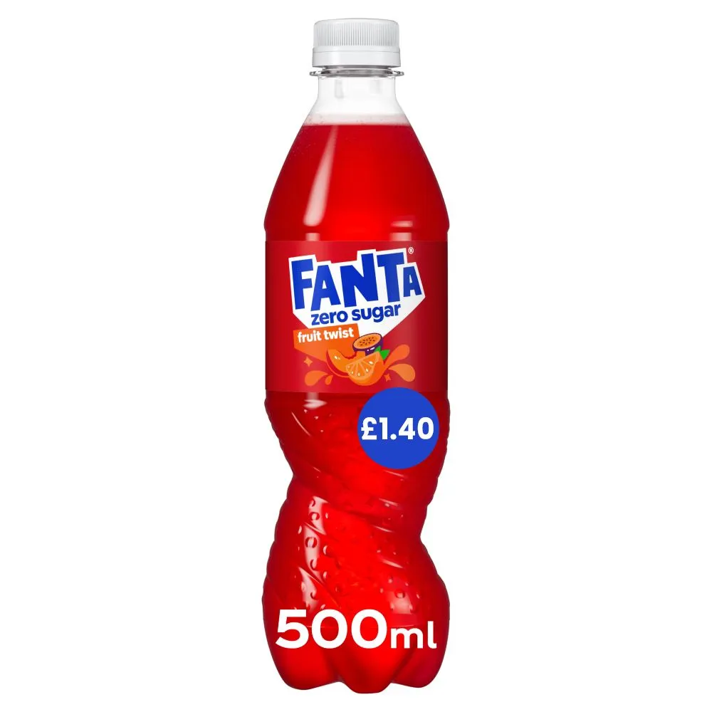 Fanta fruit twist zero bottle
