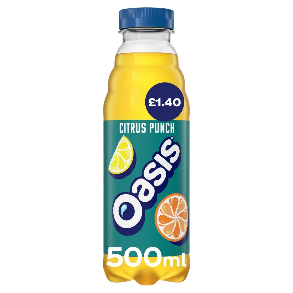 Oasis citrus punch pmp£1.40(bottle)