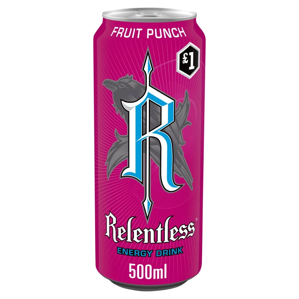 Relentless fruit punch pm£1