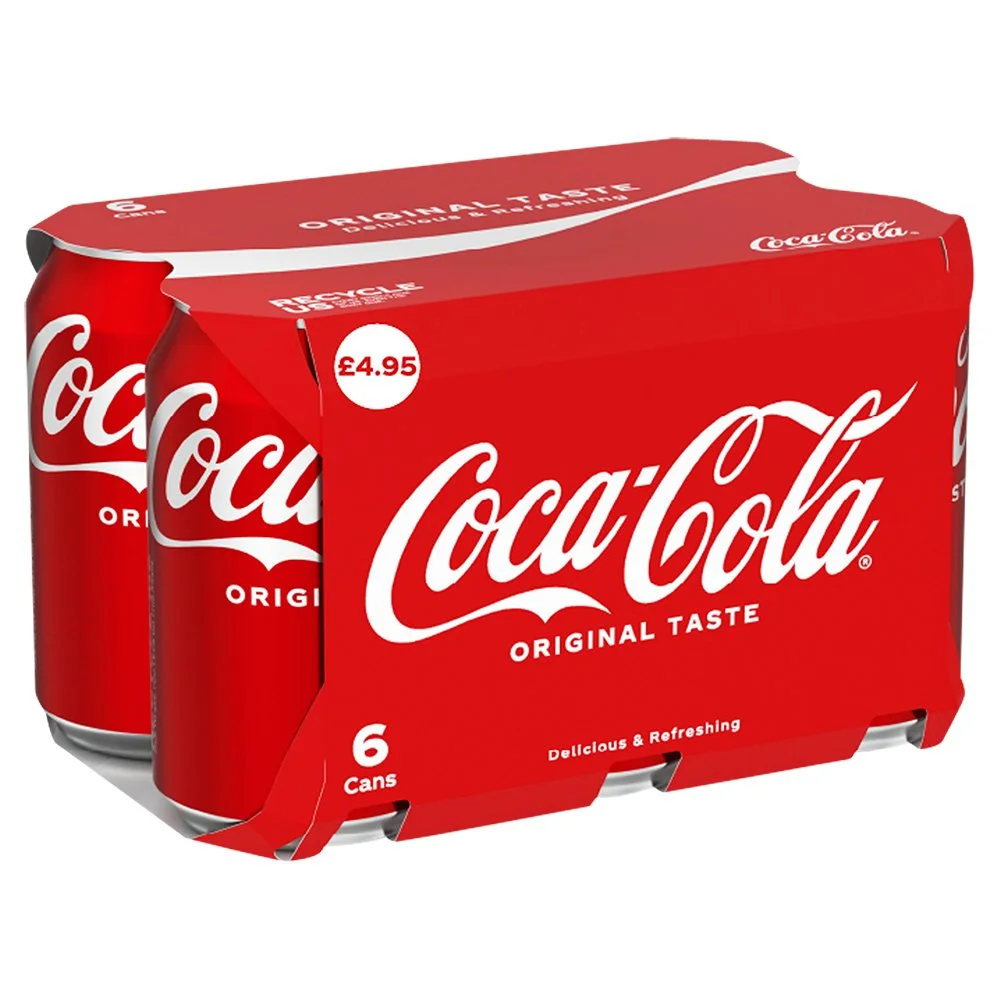 Coca cola regular 8pack pmp £4.95