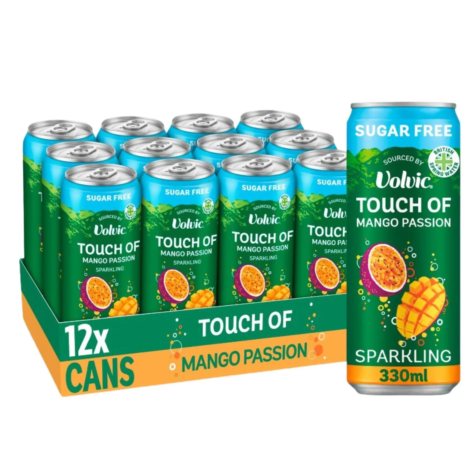 Volvic tof mango passion sparkling sugar free