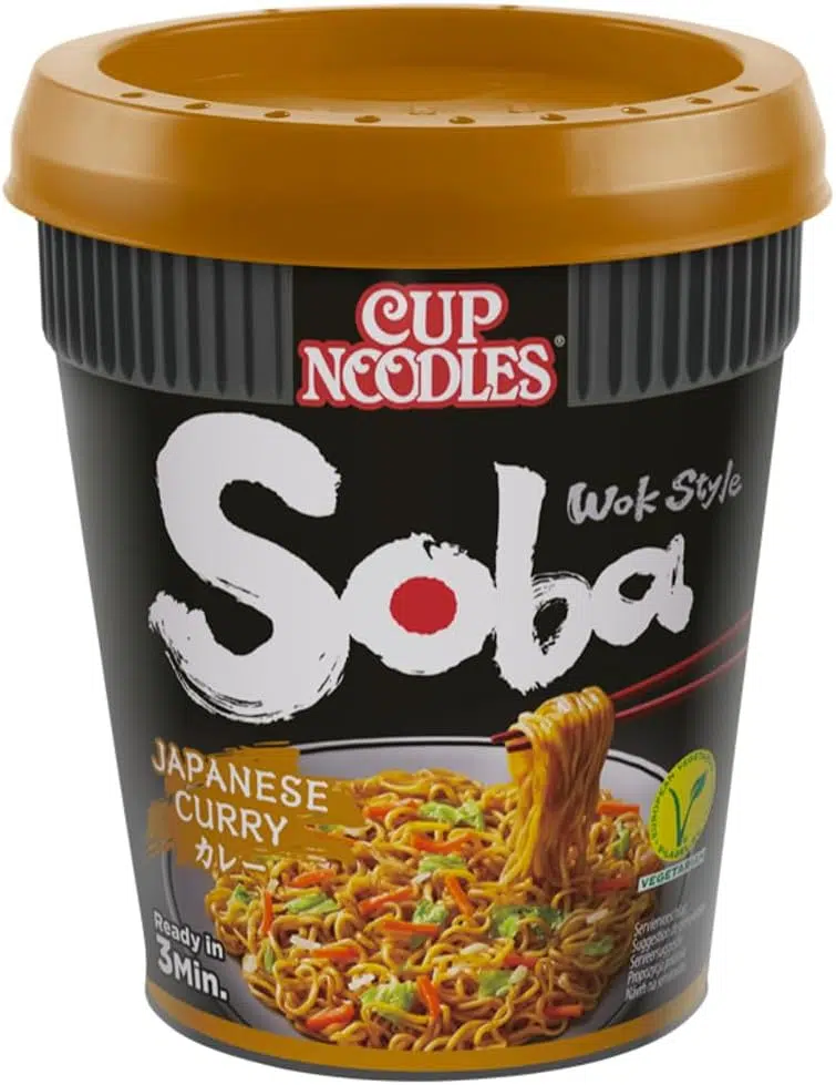 Nissin soba cup japanese curry