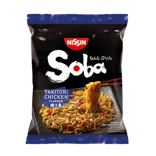Nissin soba noodles yakitori bag