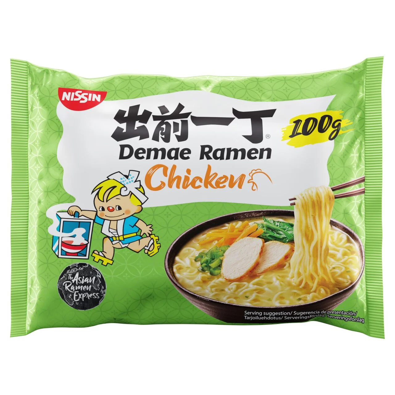 Nissin soba demae ramen chicken