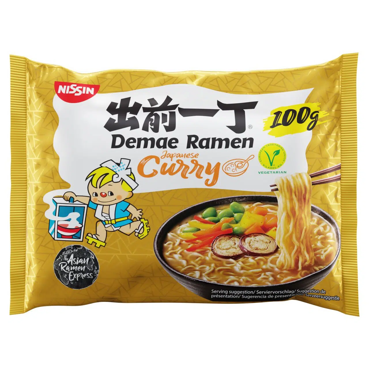 Nissin soba demae ramen japnese curry