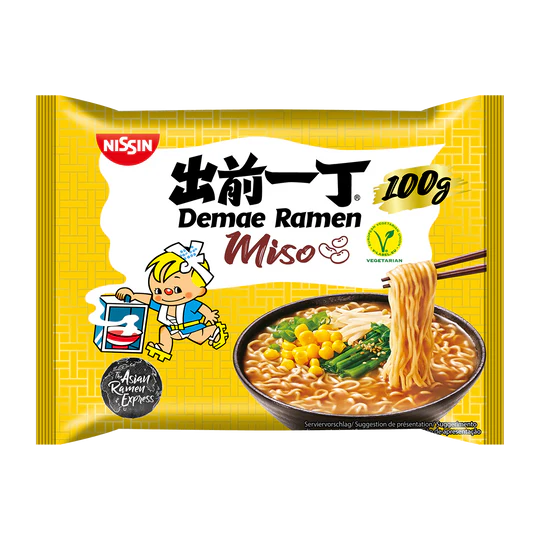Nissin soba demae ramen miso