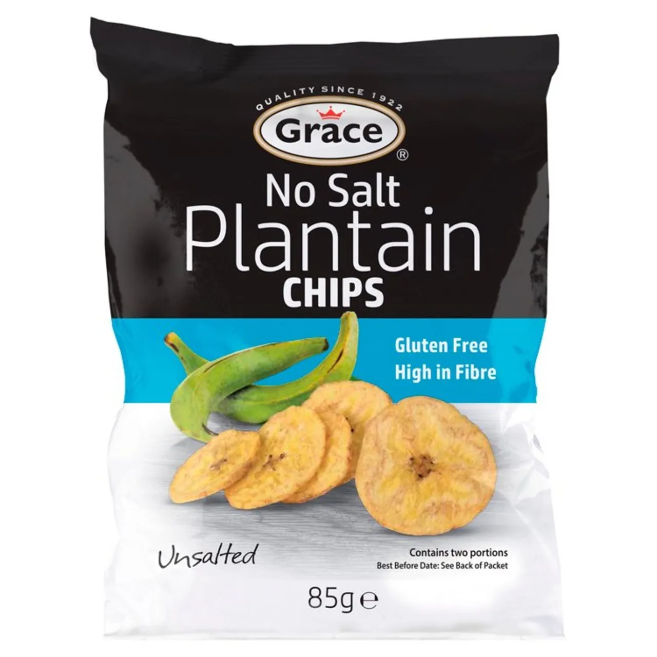 Grace salt free plantain chips