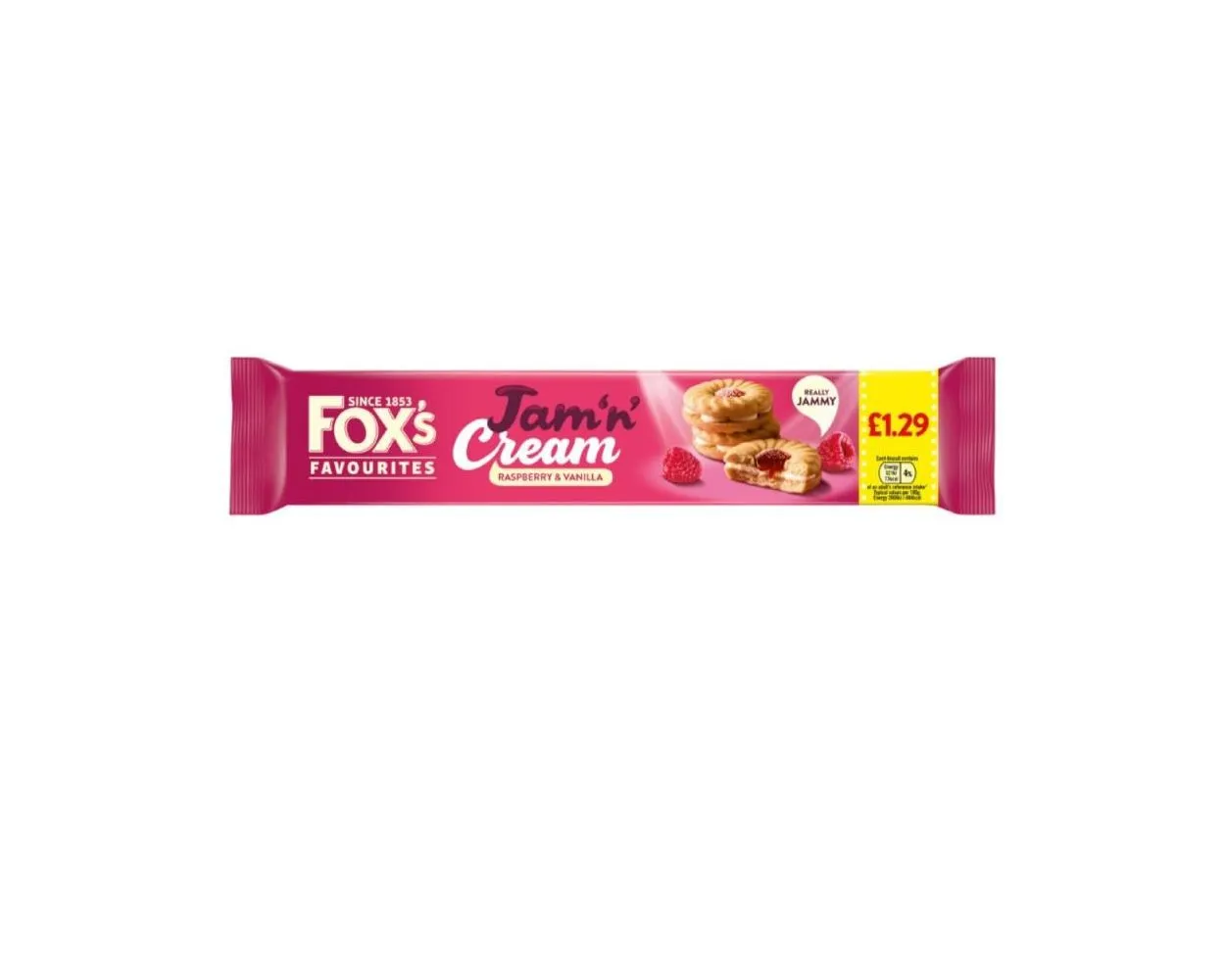 Foxs Jam'n' Cream PM £1.29
