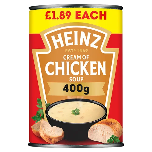 Heinz chicken soup pm£1.89