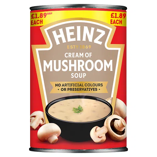 Heinz Mushroom Soup PM £1.89