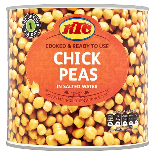 Ktc boiled chick peas catering tin