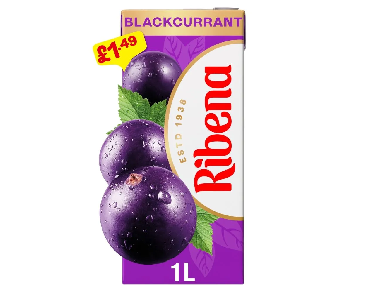 Ribena blackcurrant pmp£1.49