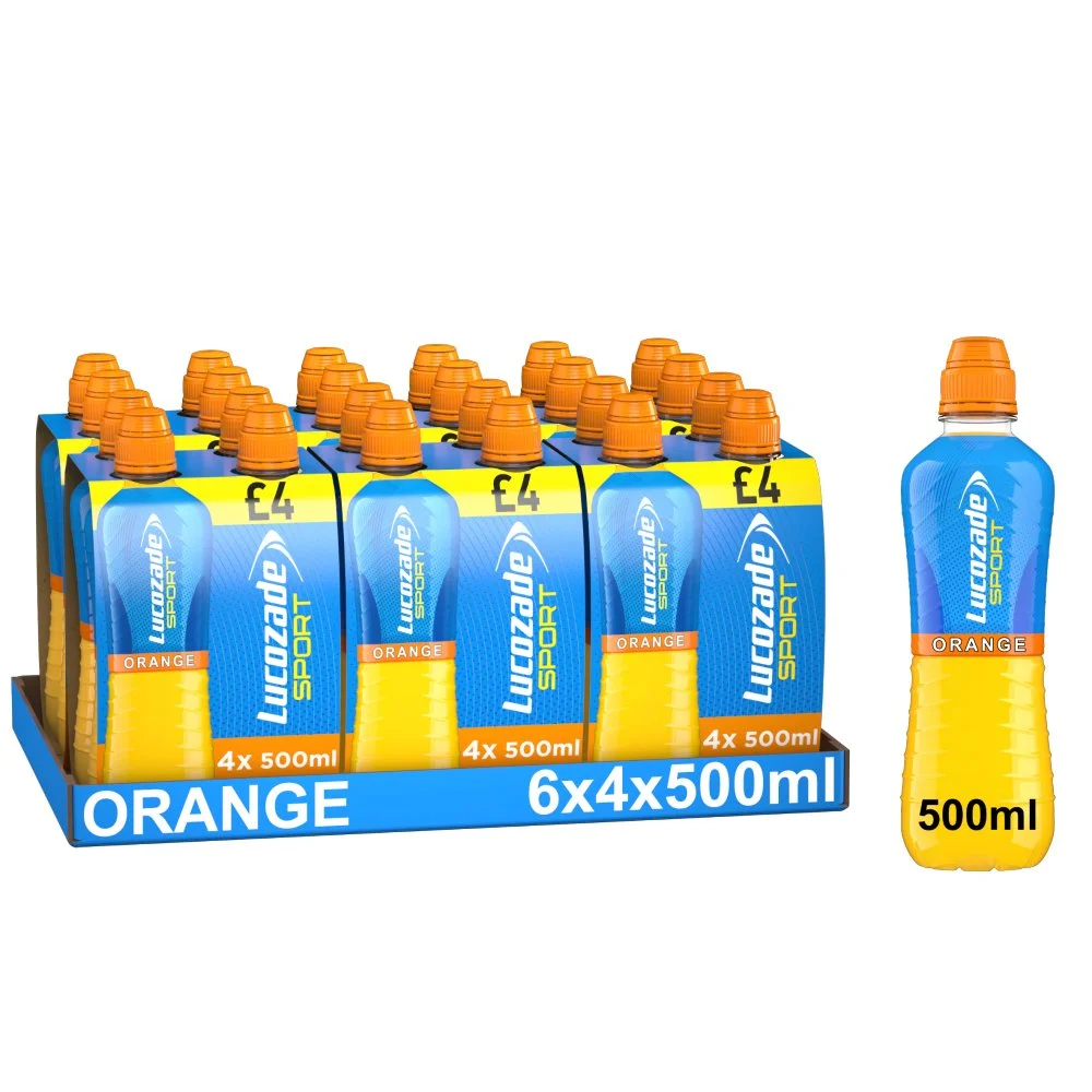 Lucozade sport orange 6pk £4