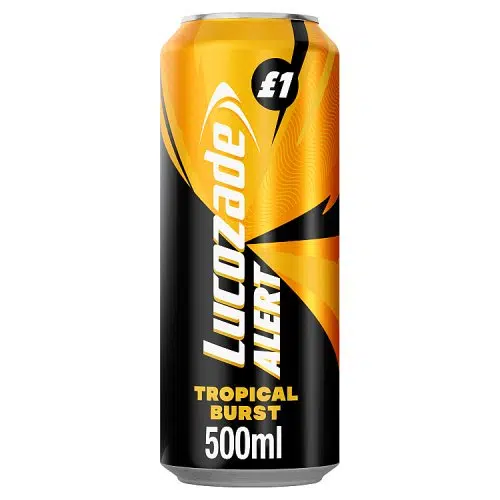Lucozade Alert Tropical Burst PM £1.00