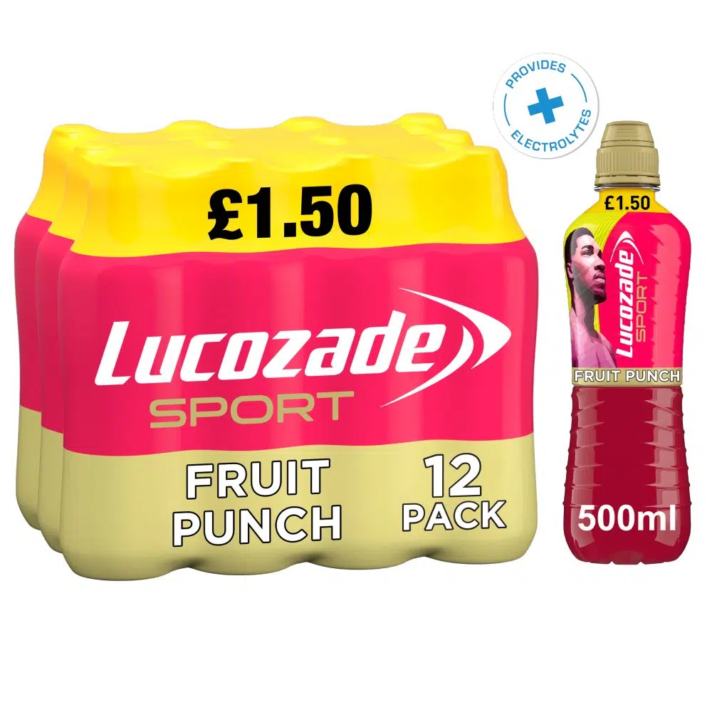 Lucozade Sport Fruit Punch PM £1.50