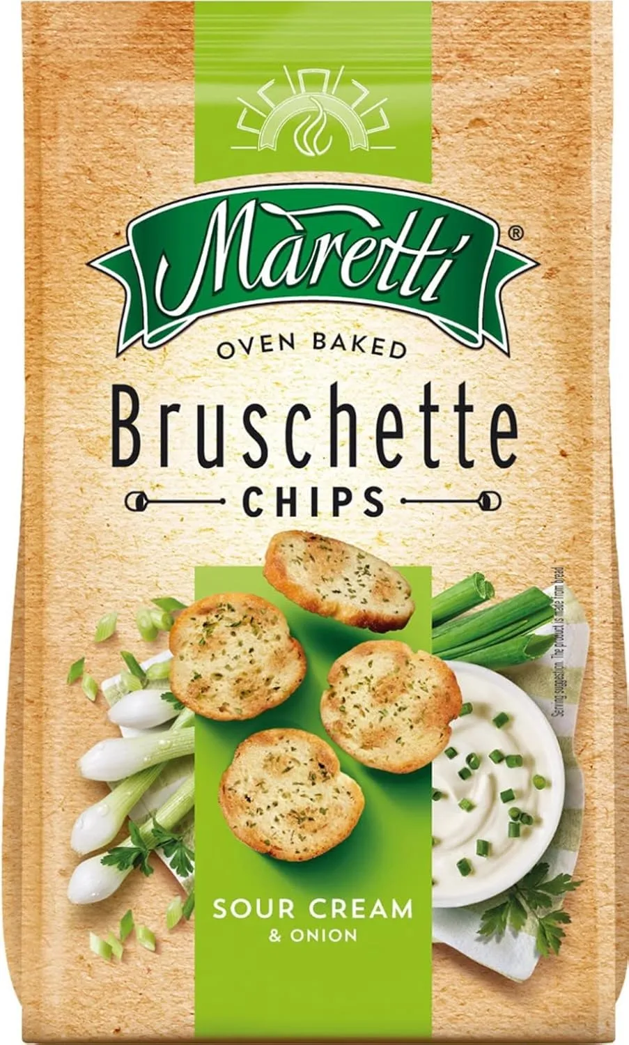 Maretti bruschette sour cream &onion
