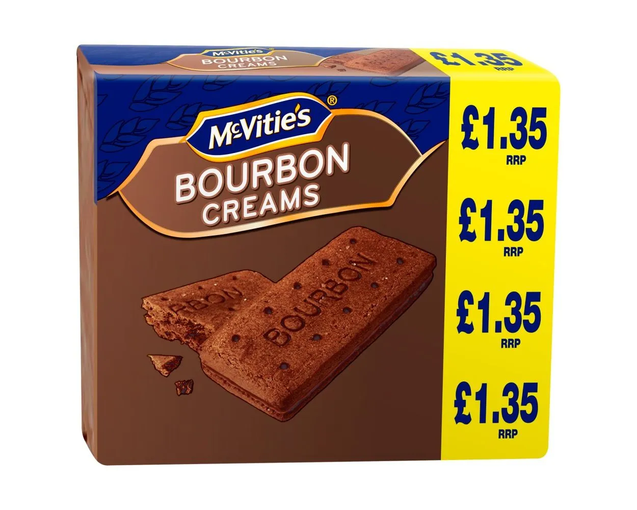 Mcvities bourbon creams pmp 1.35
