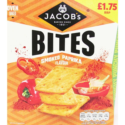 Jacobs bites smoked paprika £1.75