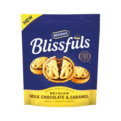 Mcvities blissfuls chocolate & caramel