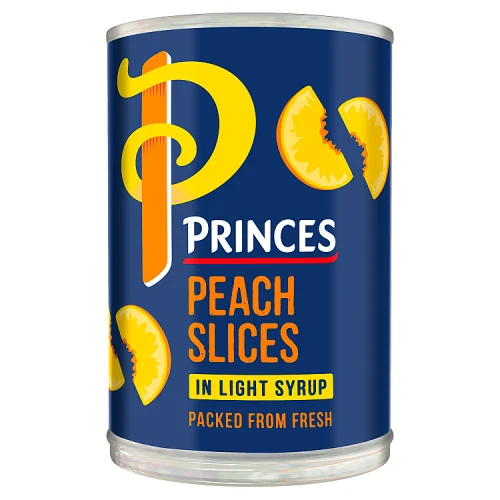 Princes peach slices syrup
