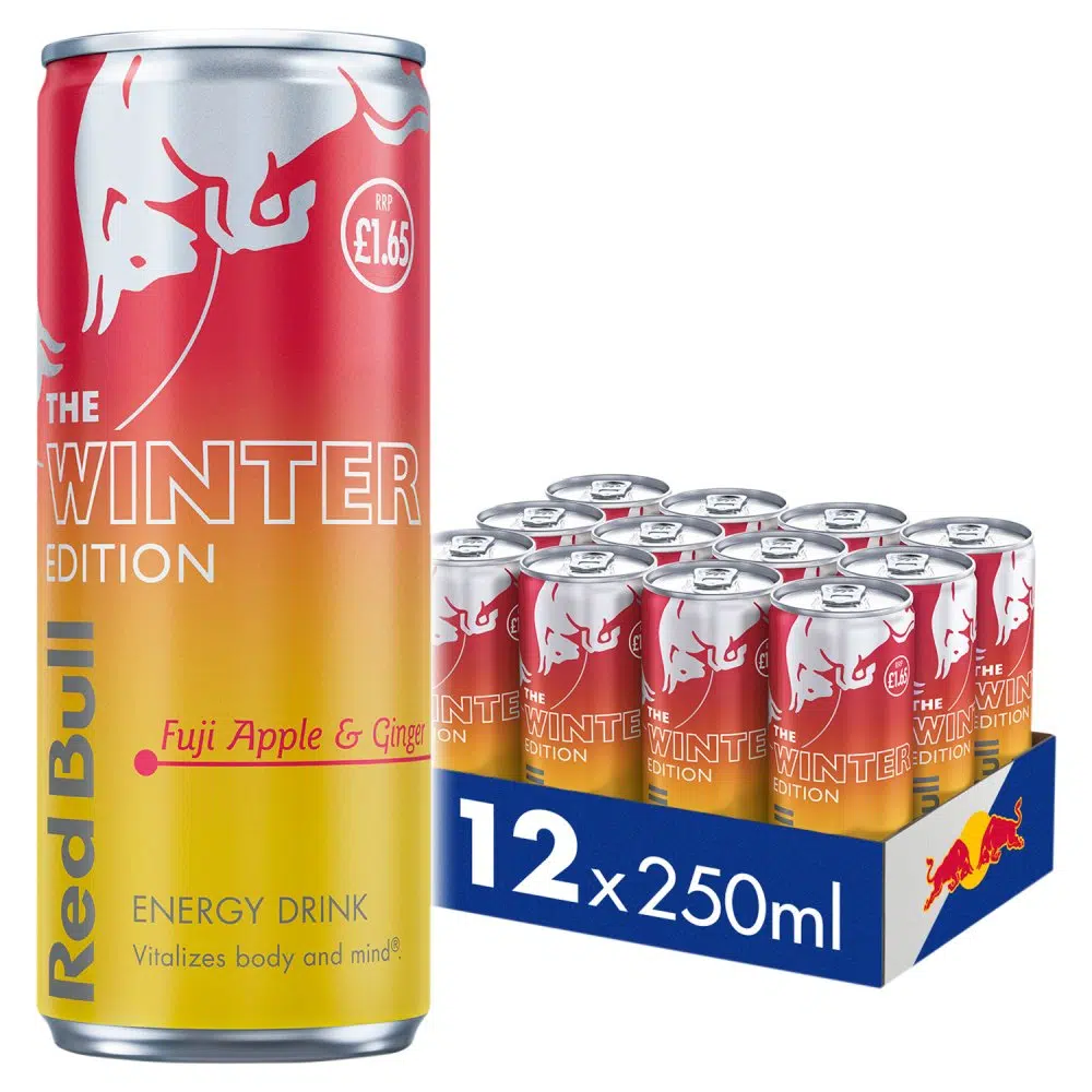 Red Bull Winter Fuji Apple & Ginger PM £1.65