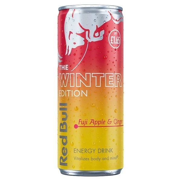 Red bull winter fuji apple & ginger pmp £1.65