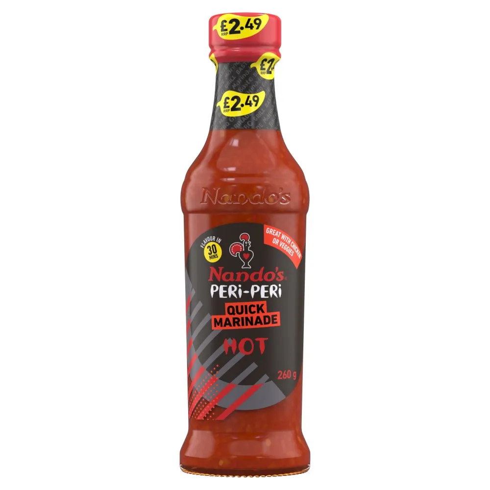 Nandos peri peri hot marinade pm £2.49