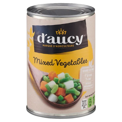 D'aucy mixed vegetables