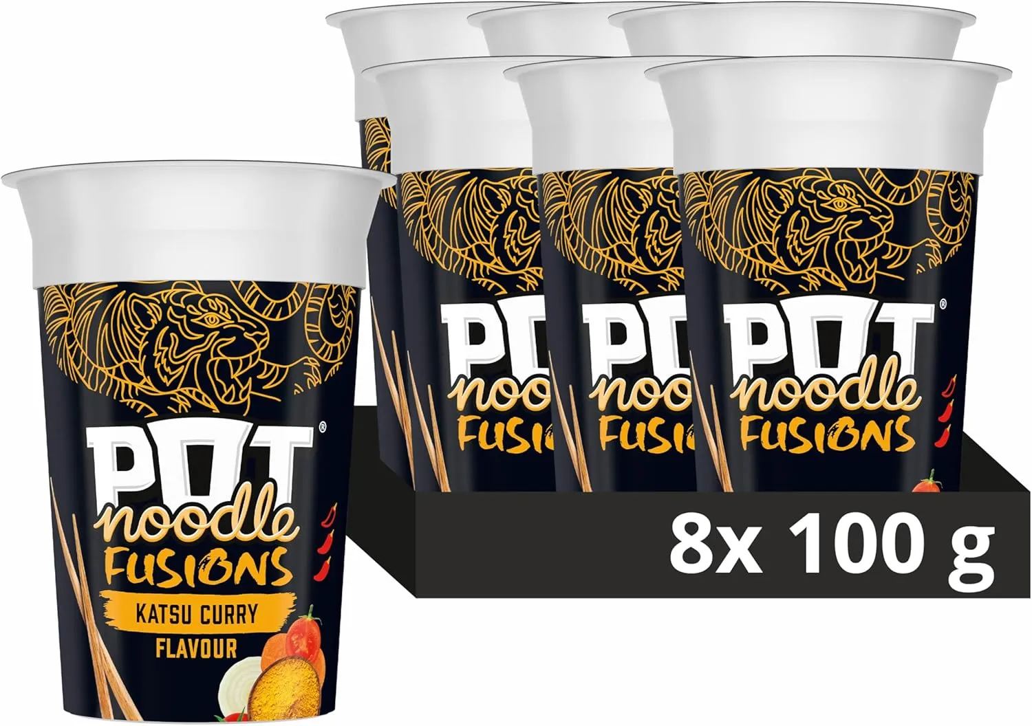 Pot noodle fusion katsu curry