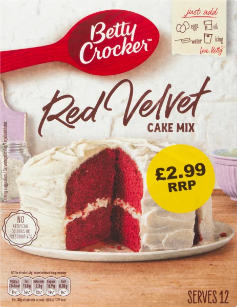 Betty red velvet cake pm £2.99