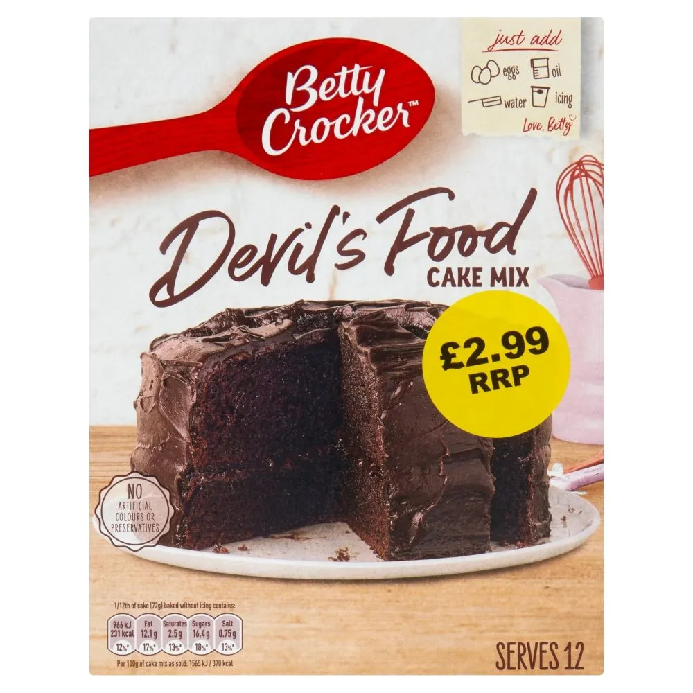 Betty Crocker Devil's Food PM £2.99