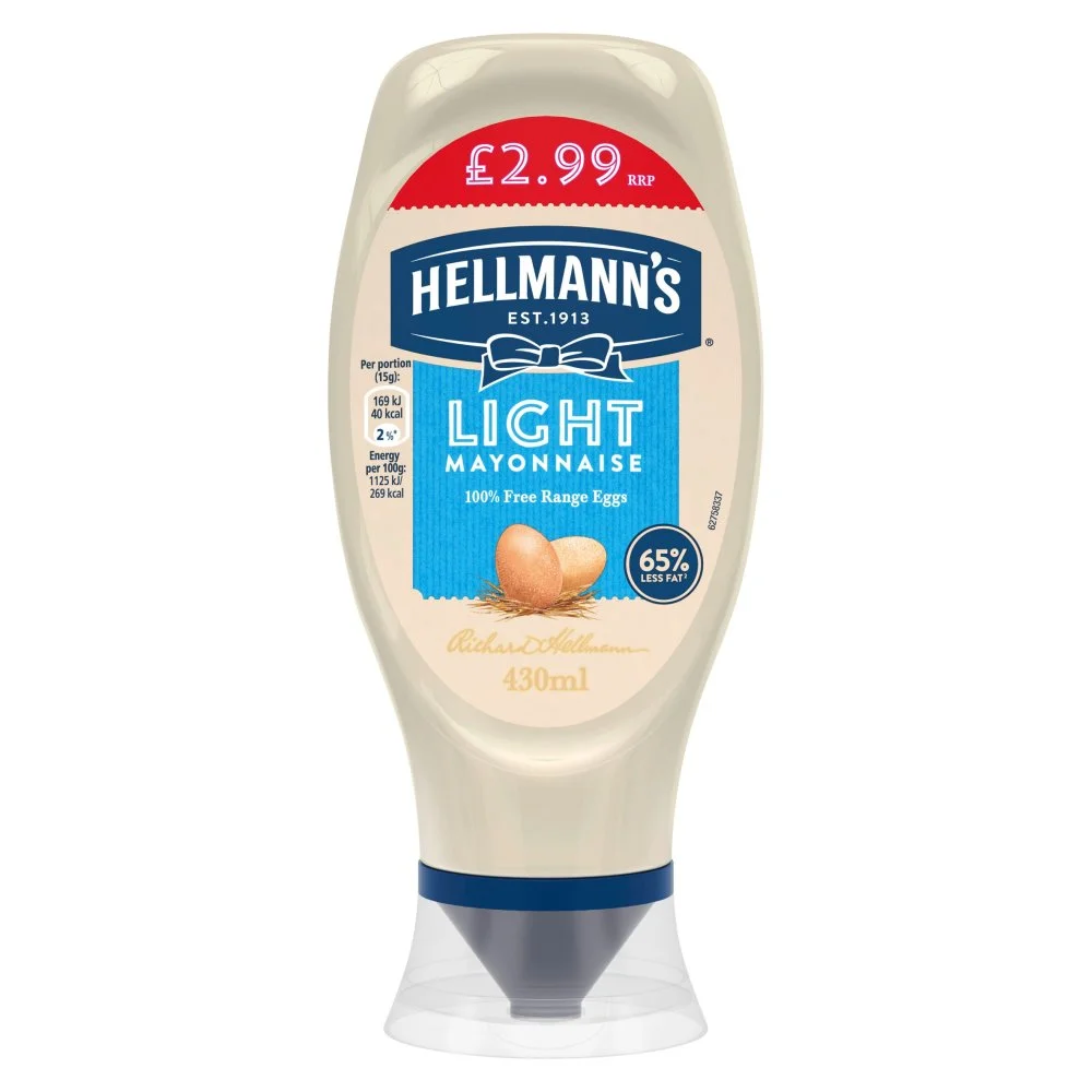 Hellmanns mayo sqeezy light pm£2.99
