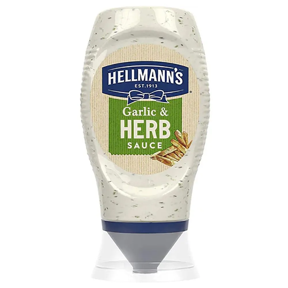Hellmanns garlic & herb sauce squeezy
