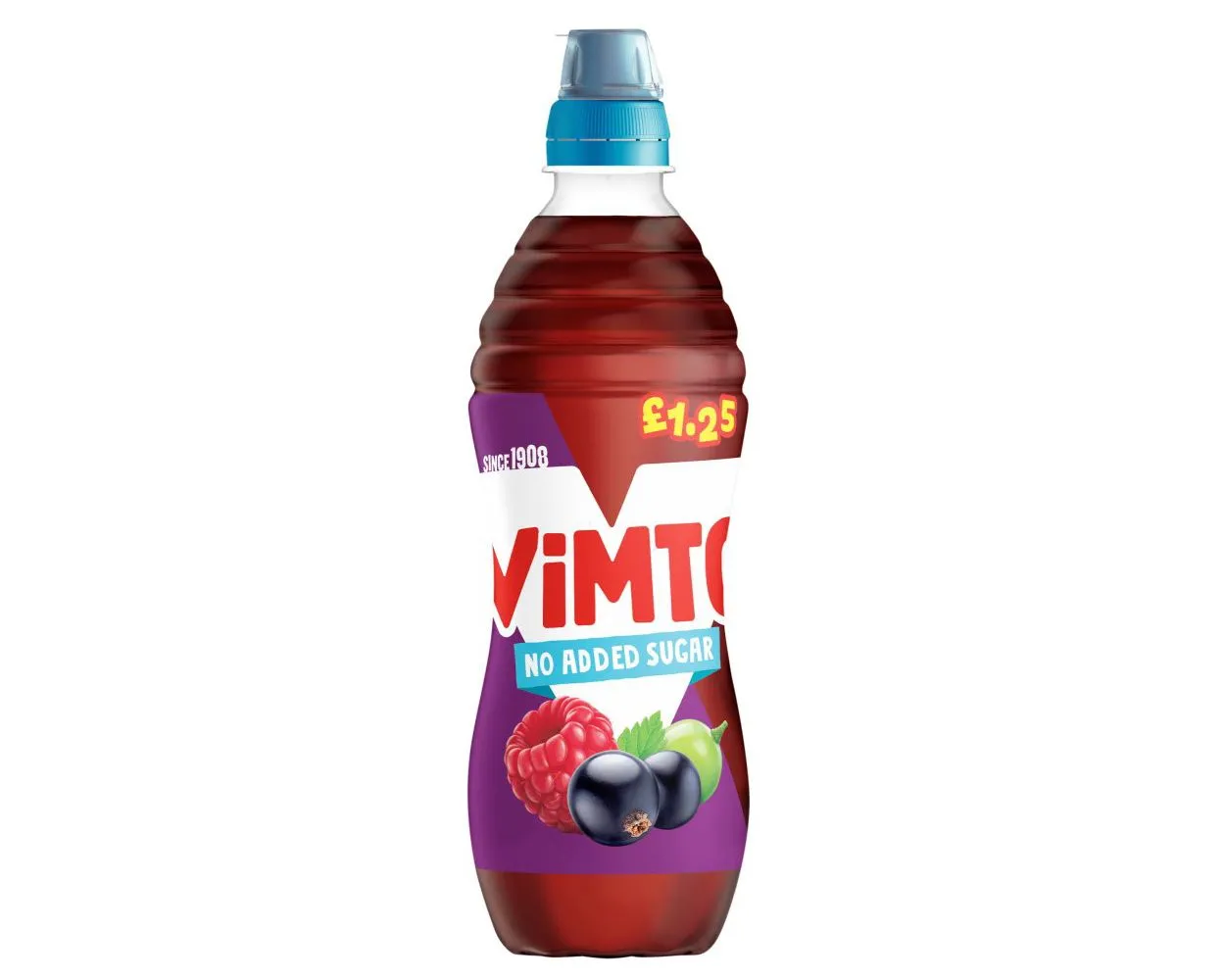 Vimto still no added sugar pm£1.25
