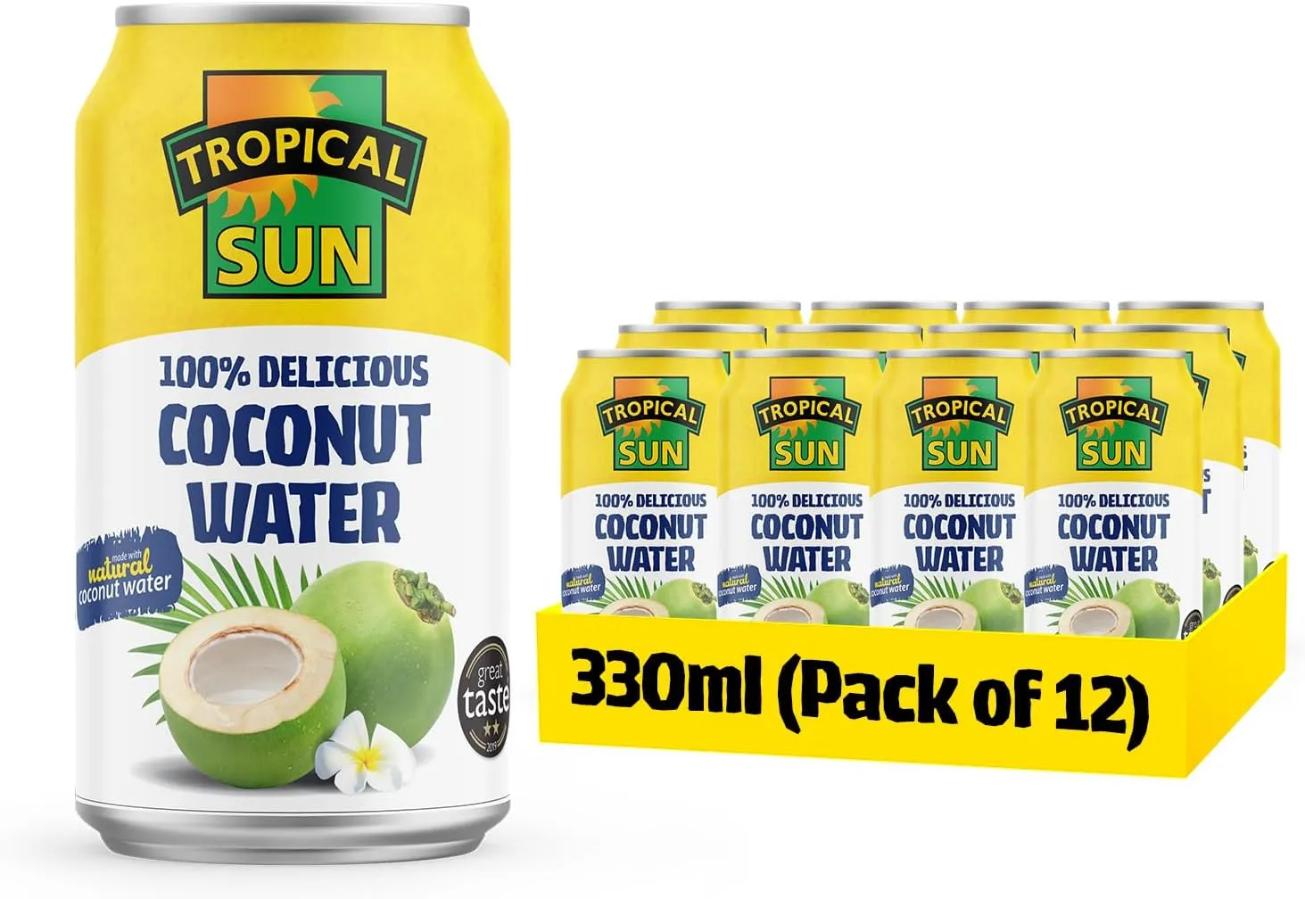 Tropical sun coconut water pieces