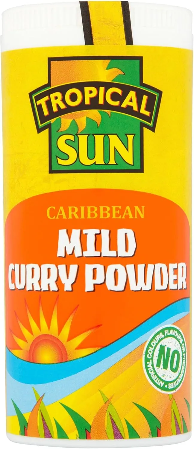 Tropical sun mild curry powder