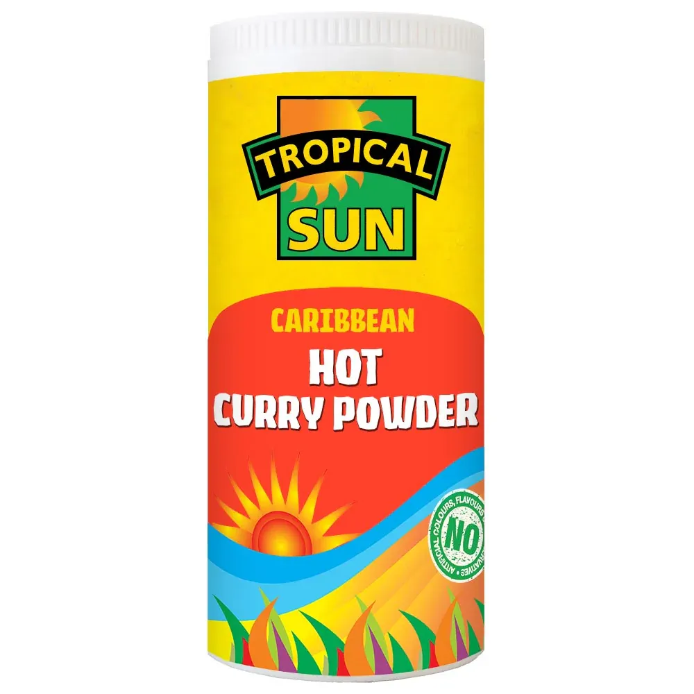 Tropical sun carribean curry hot