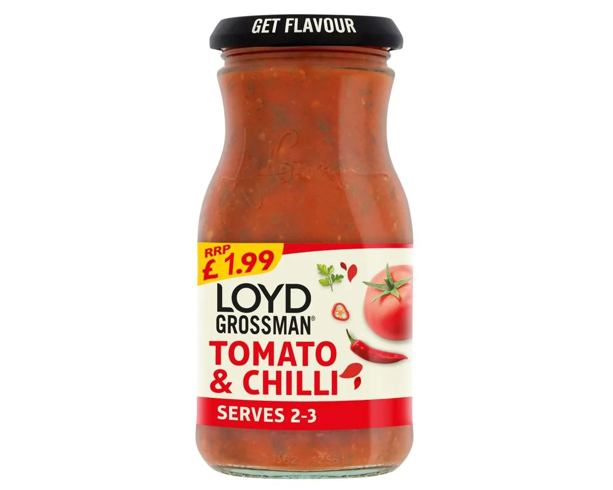 Loyd grossman tomato & chilli sauce pm£1.99