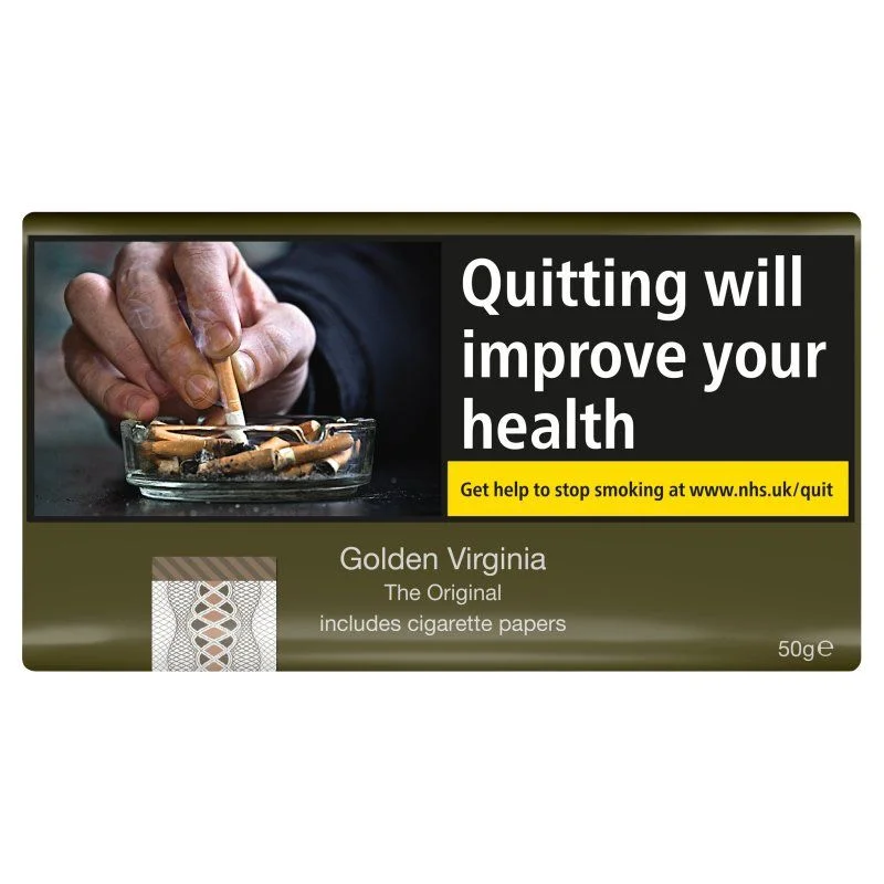 Golden Virginia Tobacco Pouch Green