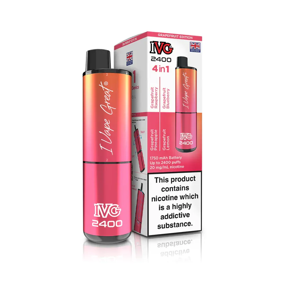Ivg 2400 grapefruit edition kit